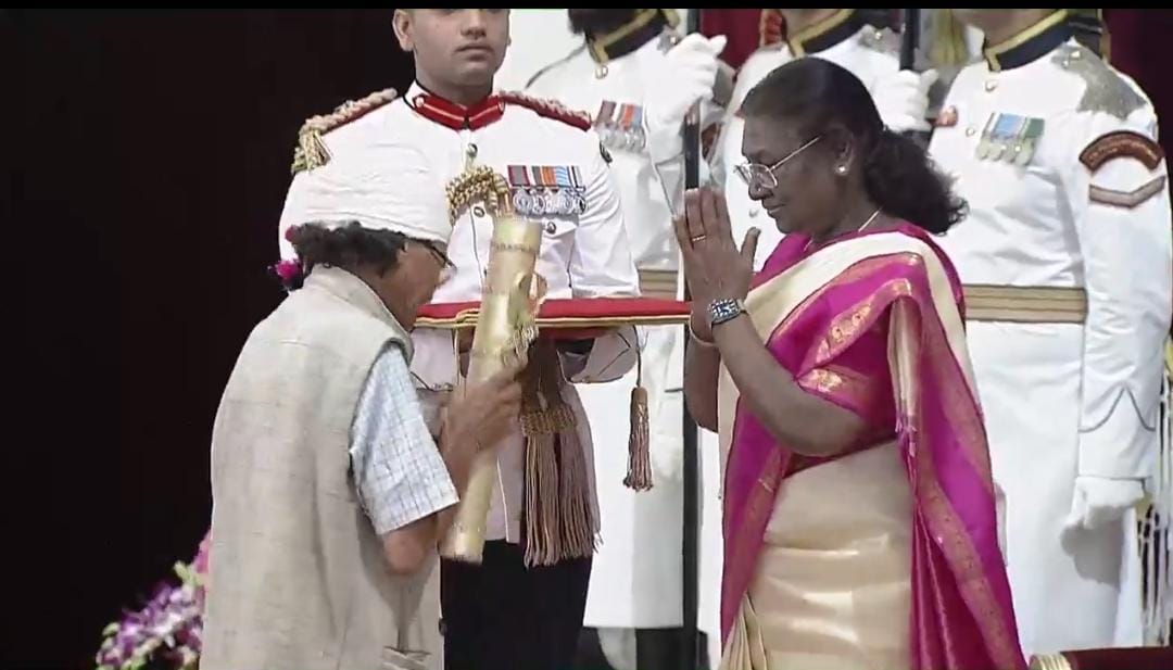 कलाकार को मिला राष्ट्रीय सम्मान